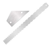 Kit Di Strumenti Per La Manutenzione Della Chitarr Righello Per Livellamento Tasti Con Bordo Dritto E Dentellato Per Manico Di Chitarra Strumento Per Liutaio(Set)