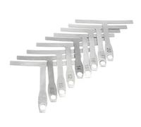 Kit Di Strumenti Per La Manutenzione Della Chitarr Set Di 9 Calibri Per Il Raggio Delle Corde Della Chitarra Strumento Del Liutaio Per La Misurazione Della Tastiera