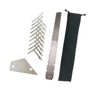 Kit Di Strumenti Per La Manutenzione Della Chitarr Strumento Multifunzione Per Chitarra Righello Con Bordo A Coltello Righello Di Livellamento Triangolare 9 Righelli Righello Di Misurazione