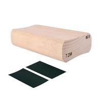 Kit Di Strumenti Per La Manutenzione Della Chitarr Strumento Per Liutaio Con Blocco Levigante Per Livellamento Dei Tasti Con Raggio A Doppio Scopo Per Chitarra(7.25 9.5 Inch)