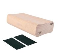 Kit Di Strumenti Per La Manutenzione Della Chitarr Strumento Per Liutaio Con Blocco Levigante Per Livellamento Dei Tasti Con Raggio A Doppio Scopo Per Chitarra(Size 2)