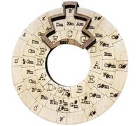 Kit Di Strumenti Per La Manutenzione Della Chitarr Strumento Per Melodia In Legno Con Ruota Degli Accordi Per Chitarra, Facile Da Trasportare