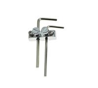 Kit Di Strumenti Per La Manutenzione Della Chitarr Supporto Per Chiave A Brugola Montata Sulla Paletta Della Chitarra Con Viti Di Montaggio Per La Riparazione(Chrome)