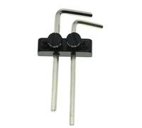 Kit Di Strumenti Per La Manutenzione Della Chitarr Supporto Per Chiave A Brugola Montato Sulla Paletta Della Chitarra(Black)