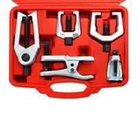 Kit di strumenti per la manutenzione dell'estremità anteriore del separatore del giunto sferico da 5 pezzi, estrattore del braccio del tirante 5 in 1, set di strumenti per la revisione dell'estremi