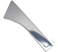 Kit di strumenti per la rimozione automatica del pannello in acciaio inossidabile per autoradio, clip delle portiere e per cruscotto audio con maniglia ergonomica lucida a specchio (A)