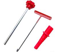 Kit di strumenti per la rimozione del nucleo della valvola compatibile con valvole standard per pneumatici tubeless per attività di riparazione automobilistica