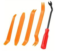 Kit Di Strumenti Per La Rimozione Del Pannello Automatico Da 5 Pezzi, Strumenti Di Smontaggio Per La Modifica Audio Degli Interni Delle Auto Multifunzionali Strumento Smontaggio Rc(Orange)