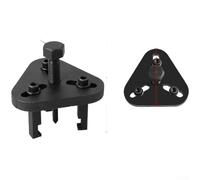 Kit di strumenti per la rimozione della frizione per compressori auto climatizzati, supporto per modelli di mozzi frizione triangolari e rotondi (stile triangolare)