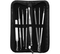 Kit di strumenti per la rimozione della testa nera, in acciaio , per punti neri, acne, comedoni, brufoli e imperfezioni