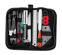Kit Di Strumenti Per La Riparazione Del Liutaio 20 Pezzi Manutenzione Rettifica Lucidatura Cura Della Chitarra Livellamento Righello Levigatura Dei Tasti Lima