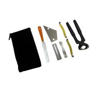 Kit Di Strumenti Per La Riparazione Di Chitarra Accessori Per La Realizzazione Di Perni Per Corde Per Lucidatura Dei Tasti Guitar Making Tools