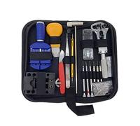 Kit di Strumenti per la Riparazione di Orologi da 147 Pezzi con Apri Cassa, Cacciavite, Strumento per Barra a Molla e Morsa in Lega di Alluminio per Riparazioni di Orologi Professionali e