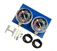 Kit di strumenti per la sincronizzazione del carburatore per moto, con tubi flessibili e design a doppio cilindro, per motori a 2 cilindri, 15 x 10 cm