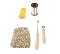 Kit di strumenti per l'apicoltura Starter per incorporare cavi Tenditore per cavi per alveari con occhielli in rame Fili di ferro per apicoltori Principianti e professionisti