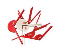 Kit di strumenti per l'insegnamento dell'angolo matematico, 30°, 60°, 90°, 45°, 120°, 180°, 240°, 270°, accessori per l'insegnamento della matematica, accessori per l'insegnamento della matematica