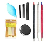 Kit di strumenti per orologi - Set di manutenzione di precisione per orologio da polso, kit compatto di riparazione e cura, soffiatore antipolvere in, penna ad ago | Set di spazzole per la