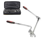 Kit di strumenti per piegatura cavi manuale con chiave a cricchetto portatile, piegatrice portatile per fili metallici e cavi con cassetta degli attrezzi