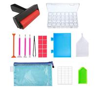Kit Di Strumenti Per Pittura Diamante 5D Fai-da-te Con 28 Accessori Per Ricamo