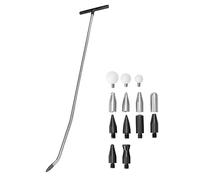 Kit di strumenti per rimozione ammaccature, barre di porco con testine di ricambio multiple per riparazione carrozzeria auto senza vernice, danni da grandine, fissaggio di veicoli automobilistici