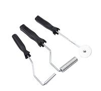 Kit di strumenti per rulli in fibra di vetro Strumenti per coperture in fibra di vetro da utilizzare con Frp 3 pezzi Kit di rulli per bolle di laminazione in fibra di vetro per stampi in resina compos