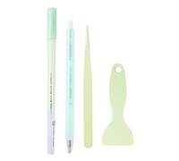 Kit di strumenti per scrapbooking, penna per colla per scrapbooking, kit di 4 penne per colla, strumento di fabbricazione artigianale per arte della carta, incollaggio, biglietti e vari lavori da uomo