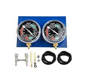Kit di strumenti per sincronizzare due carboidrati con doppio vacuometro con piastra posteriore in acciaio e estensioni in ottone per un accurato bilanciamento del carburatore della moto su motori a
