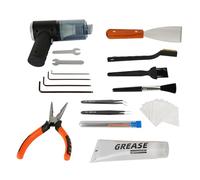 Kit di strumenti per stampante Diversely Kit di pulizia ugelli per stampante Spazzole Pinzette Set di strumenti di riparazione per kit di pulizia ugelli di montaggio
