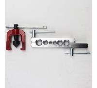 Kit di strumenti per svasatura per tubo del freno, 6Dies Metric Inch Brakeline riparazione linea freni, per rame, alluminio, linea freno (set metrico)