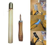 Kit di strumenti per tagliare la pietra focaia - include 1 sfaldatrice a pressione e 3 boppers in rame, essenziale per professionisti e principianti - strumenti per il pisolino in ossidiana