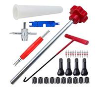 Kit di strumenti per valvole pneumatici a cambio rapido, kit di strumenti di sostituzione rapida per valvola pneumatica, estrattore e installatore per valvola pneumatica, stelo valvola pneumatico,