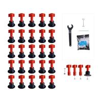Kit di strumenti riutilizzabili for il livellamento delle piastrelle da parete, 100 pezzi, cunei livellatori, distanziatori for for pavimenti, sistema per Costruire, Muri, Pavimenti