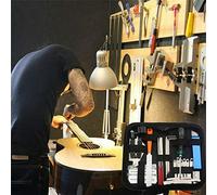Kit di Strumi per La Cura Della Chitarra, Rigello di Livellamento, Set di Piastre di Protezione per La Tastiera, per Lucida I Tasti del Manico Della Chitarra