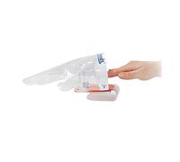 Kit di supporto magnetico e bracciale per i guanti Clean Hands. Supporto per la manipolazione igienica dei guanti usa e getta e riutilizzabili.