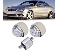 Kit di supporto motore e cuscinetti, compatibile con C W203 CLK C209 W211, 3 pezzi di sospensione motore e cuscinetti ingranaggi, cuscinetto motore + cuscinetto trasmissione 36918 38865 36363