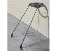 Kit di supporto per camino da tetto, Altezza regolabile, Design triangolare per una maggiore stabilità al vento, Tubo per stufa(200mm)