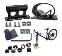 Kit di supporto per forcella e ruota posteriore per bici, portabici con attacco a sgancio rapido in lega di alluminio per auto, camion, SUV, trasporto e stoccaggio, portabici con attacco a forcel
