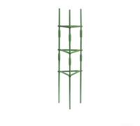 Kit di supporto per piante in tubo d'acciaio per steli di pomodori e fiori con orientamento verticale salvaspazio per layout da giardino (1 kit)