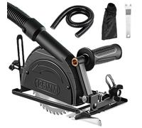 Kit di Supporto per Smerigliatrice Angolare, Accessori per Smerigliatrice Angolare, Angolo Regolabile Fino a 45°, Profondità di Taglio da 0 a 40 mm e Base per Tagliare Legno e Metallo(Nero)