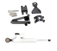 Kit Di Supporto Per Staffa Di Montaggio Dello Sterzo Dell'ammortizzatore Stabilizzatore Per Moto Per CBR600 F4 F5 2004-2006 Moto Ammortizzatore Dello Sterzo(Silver)