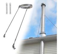 Kit di supporto per tetto camino esteso per una maggiore stabilità al vento