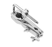 Kit di supporto regolabile in acciaio per batteria, design di precisione CNC per tutti i tipi di batteria, accessorio per strumenti a percussione per grancassa, supporto per piatti, universale in