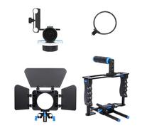 Kit di supporto universale for gabbia for fotocamera con impugnatura, attacco a slitta fredda e supporto Follow Focus(C200)