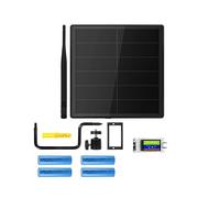 Kit di Sviluppo Node A Energia Solare con Contenitore Impermeabile per Meshtastic/MeshCore con Node T114 V2 e Batteria 18650 A 915 MHz.