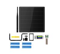 Kit di Sviluppo per Nodo A Energia Solare con Contenitore Impermeabile per Meshtastic/MeshCore con Modulo GPS T114 A Batteria 18650 e Frequenza di