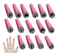 Kit di tamponamento per unghie - Set completo di tamponamento per unghie per il , motivi creativi | per unghie durevole con piastre di stampaggio, raschietto e strumenti, ideale per la manicure