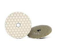 Kit di tamponi for lucidatura, 1 pezzo da 3" diamantati, disco abrasivo for lucidatura a secco/bagnato, ruota for lucidatura for cemento, pietra, marmo, granito, utensile for lucidatura da 80 mm(1500)