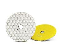 Kit di tamponi for lucidatura, 1 pezzo da 3" diamantati, disco abrasivo for lucidatura a secco/bagnato, ruota for lucidatura for cemento, pietra, marmo, granito, utensile for lucidatura da 80 mm(100)