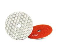 Kit di tamponi for lucidatura, 1 pezzo da 3" diamantati, disco abrasivo for lucidatura a secco/bagnato, ruota for lucidatura for cemento, pietra, marmo, granito, utensile for lucidatura da 80 mm(200)