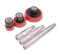 Kit di tamponi for lucidatura in PU ad alta velocità con bordo flessibile da 1,2/2/3 pollici - Piastra di supporto M14 con barra di estensione for la cura dei dettagli automobilistici(6pcs)